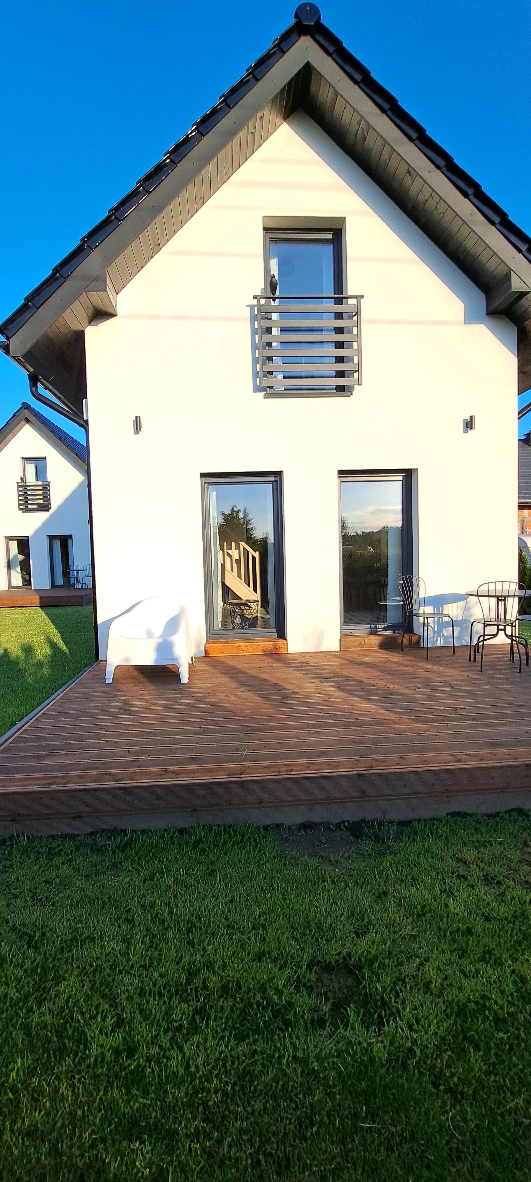 Domek pod Sosnową Górą 2, Taras, Grill, Ogród, Widok, Noclegi Żelazno, Kotlina Kłodzka, Góry, Sudety, Wypoczynek