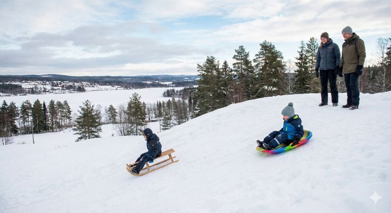 Narty w Kotlinie Kłodzkiej Czarna Góra